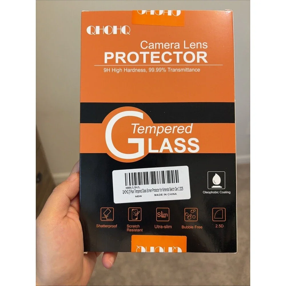 Nintendo Switch Gen 2 (2025) Tempered Glass Screen Protector 3 Pack